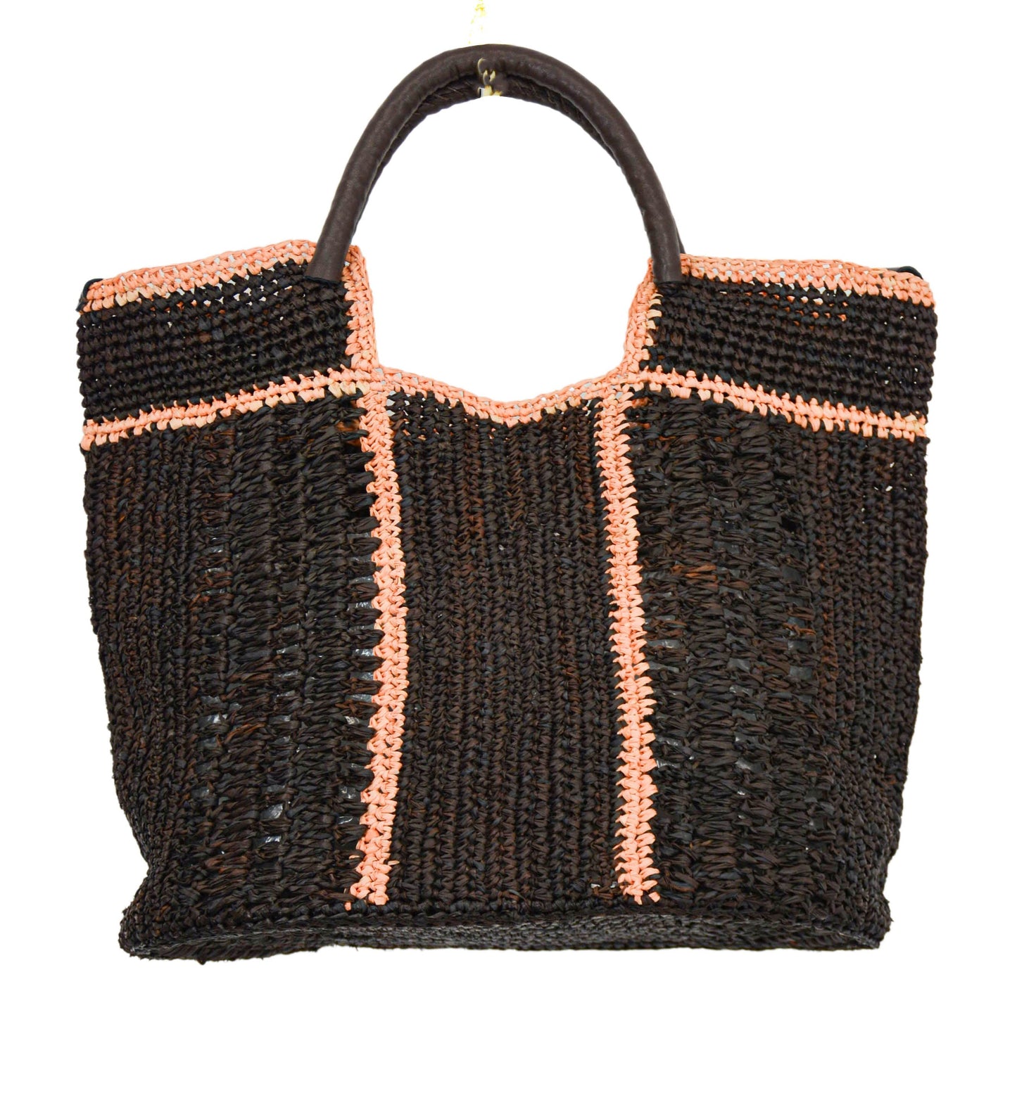 Apointetc Tampico Tote Bag in Maroon Melon