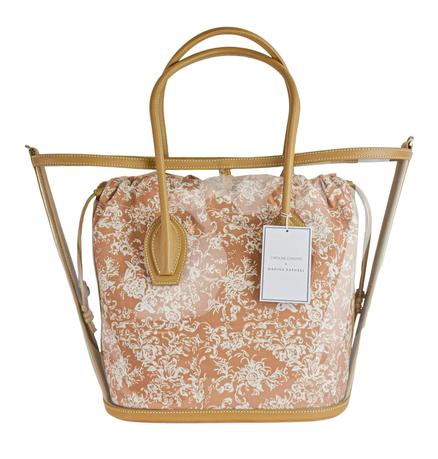 Caroline Constas x Marina Raphael Porter Bag in Natural