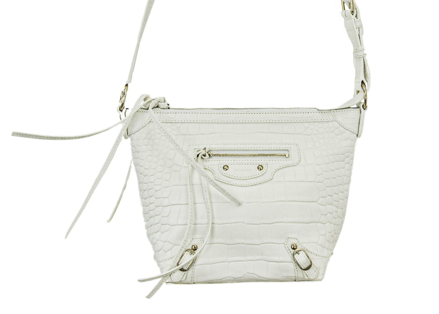 Balenciaga Neo Classic Optic White Hobo Bag