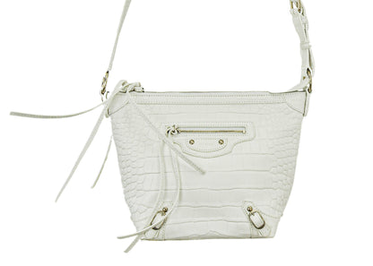 Balenciaga Neo Classic Optic White Hobo Bag