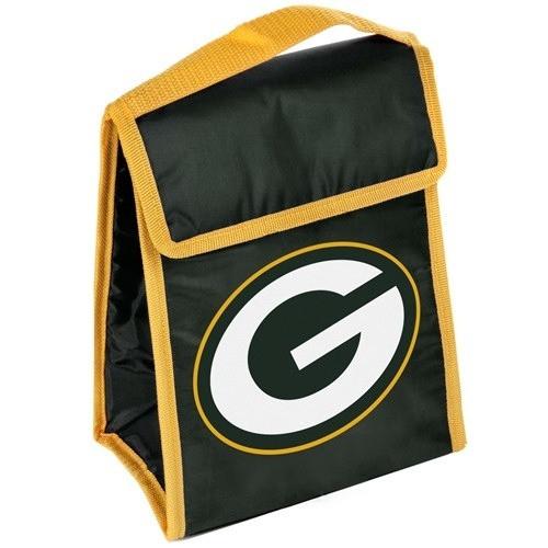 Green Bay Packers NFL Big Logo Hook & Fasten Lunch Bag