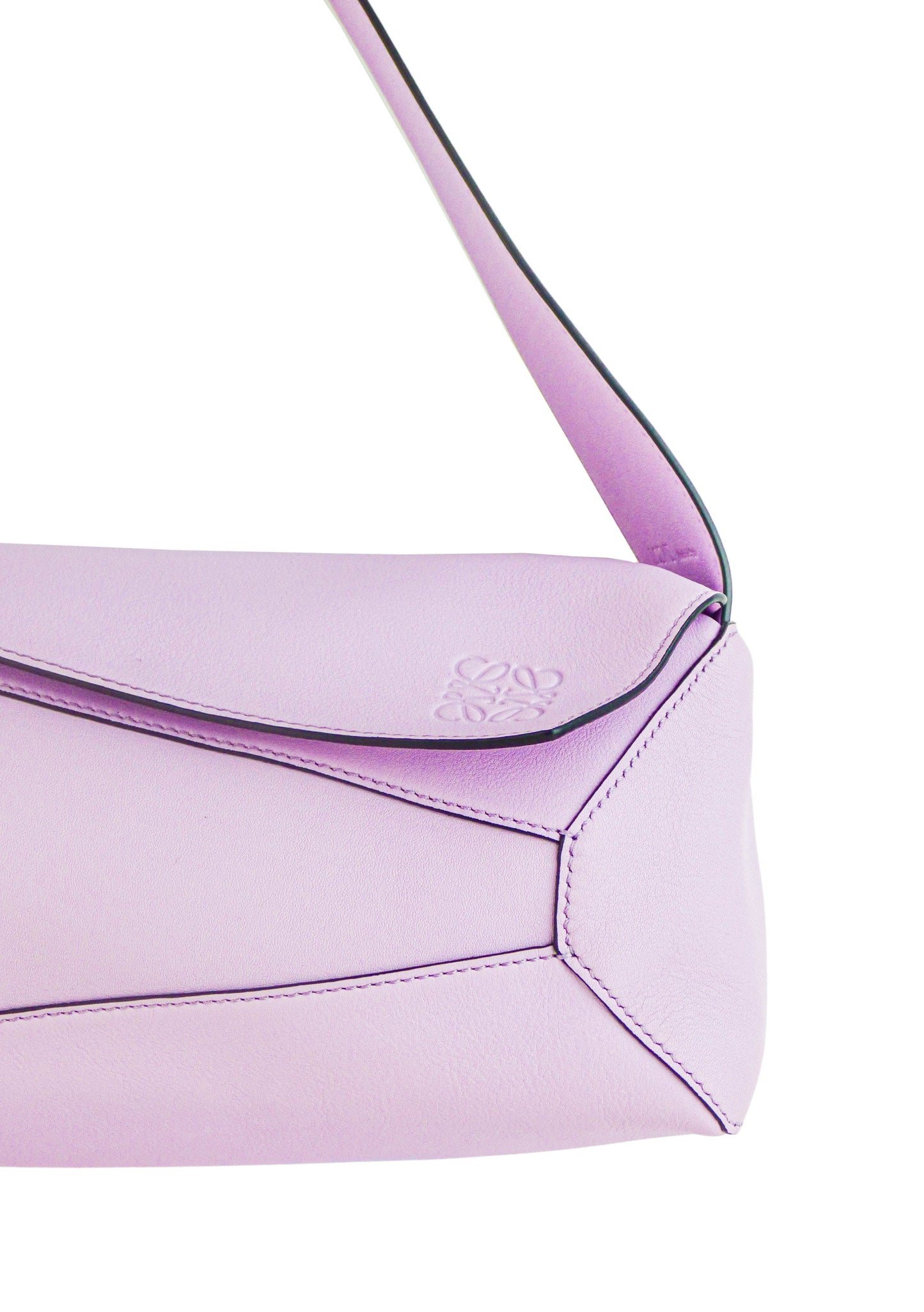 Loewe Puzzle Hobo Bag In Bloom Orchid